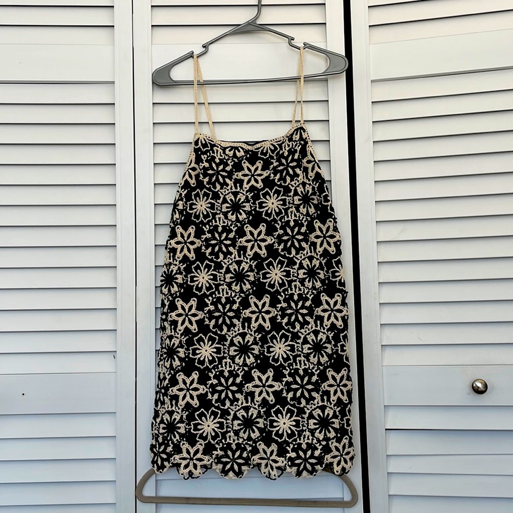 Zara Crochet Mini Dress